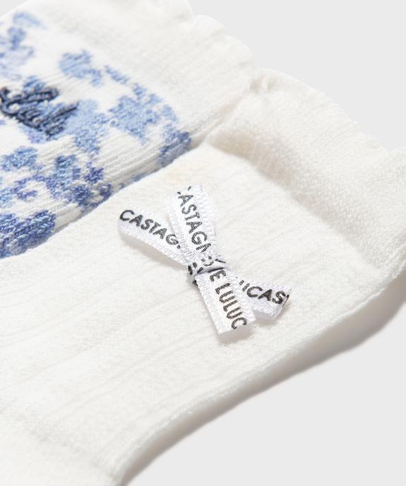 Chaussettes avec finitions froncées bébé fille (lot de 2) - LuluCastagnette vue2 - LULUCASTAGNETTE - GEMO