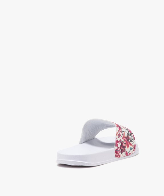 Mules de piscine fille au motif fleural vue4 - GEMO (ENFANT) - GEMO