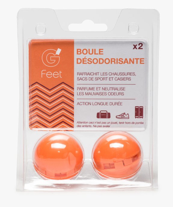 Boules désodoristantes pour chaussures X2 vue1 - GEMO(ENTRETIEN) - GEMO