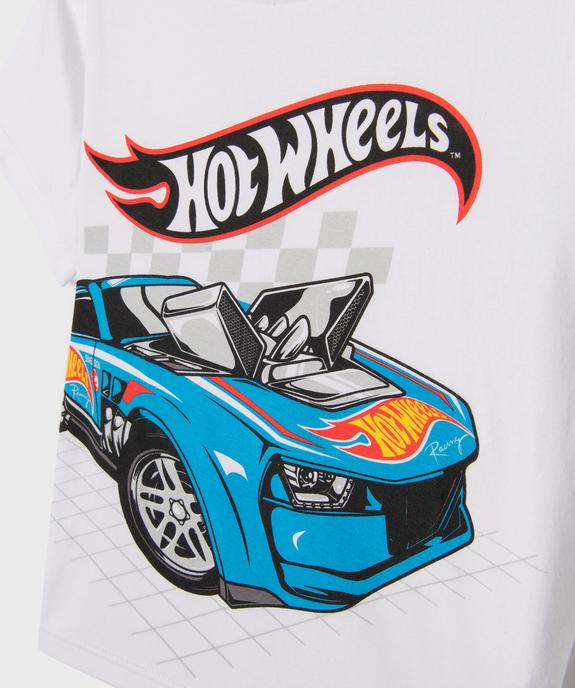 Pyjashort en coton imprimé garçon - HotWheels vue2 - HOT WHEELS - GEMO
