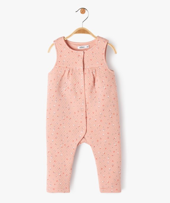 Combinaison sans manches en molleton imprimé bébé vue2 - GEMO(BB COUCHE) - GEMO