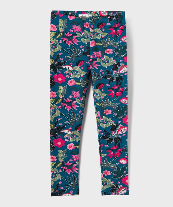 Legging imprimé à taille élastiquée fille vue1 - GEMO (ENFANT) - GEMO