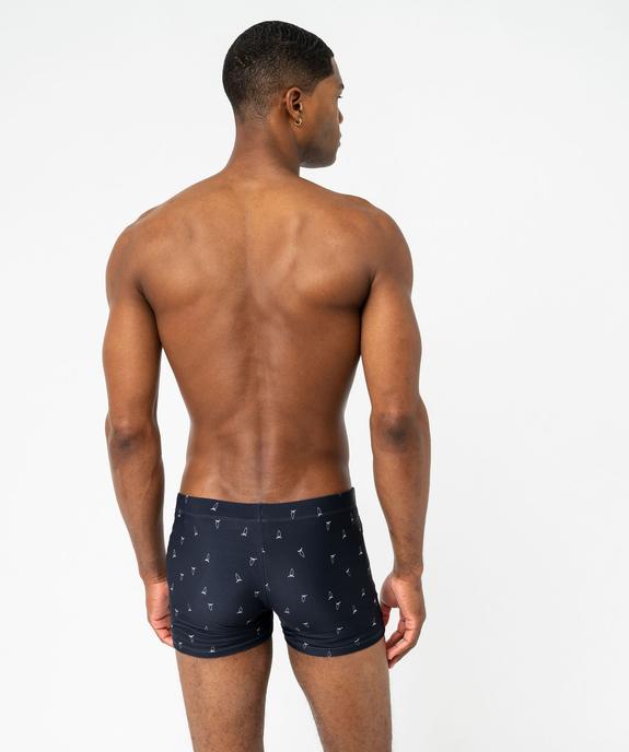 Maillot de bain imprimé char à voile homme  vue3 - GEMO 4G HOMME - GEMO