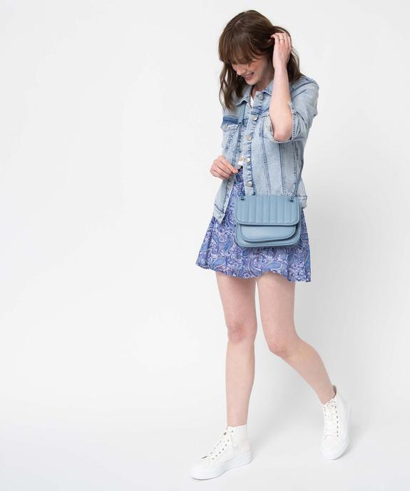 Jupe femme en voile à motifs cachemire vue5 - GEMO(FEMME PAP) - GEMO