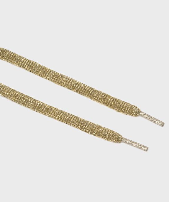 Lacets plats larges aux reflets métallisés vue2 - GEMO (ACCESS) - GEMO