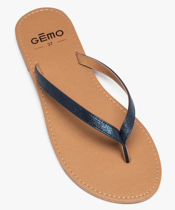 Tongs femme à petit talon plat et lanières fines - Valentina Baldano vue5 - VALENTINA BALDA - GEMO