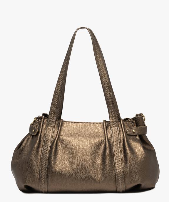 Sac souple en matière grainée porté épaule femme vue1 - GEMO (ACCESS) - GEMO