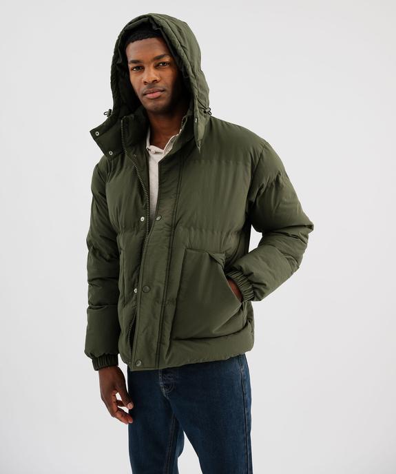 Doudoune à col montant et capuche amovible homme - GEMO (HOMME) Doudoune à col montant et capuche amovible homme vue3 - GEMO (HOMME) - GEMO