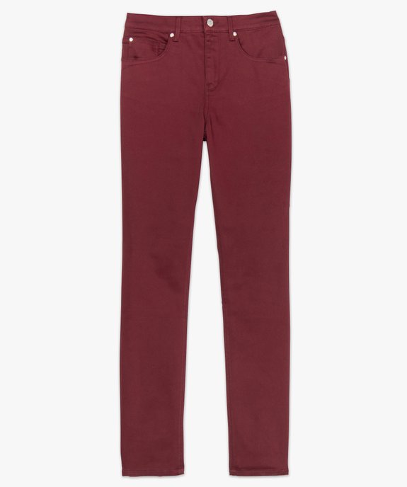 Pantalon femme coupe Regular en stretch vue4 - GEMO(FEMME PAP) - GEMO