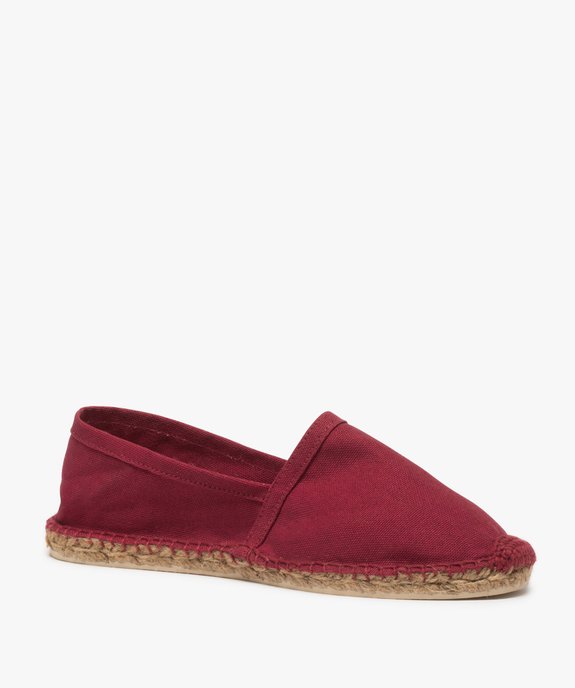 Espadrilles femme unies en coton bio – Mieux vue2 - GEMO 4G FEMME - GEMO