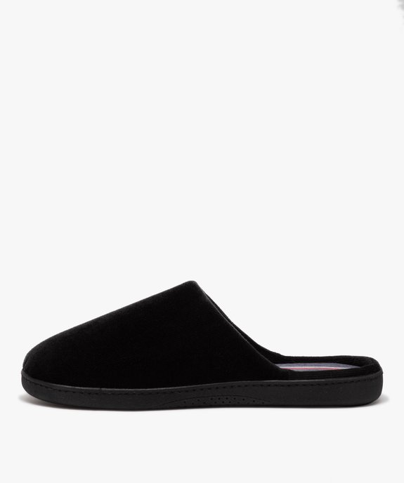 Chaussons homme pantoufles en velours côtelé uni - Isotoner vue3 - ISOTONER - GEMO