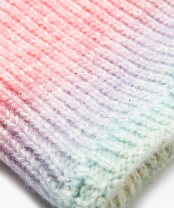 Echarpe snood multicolore avec touches pailletées fille vue2 - GEMO (ENFANT) - GEMO