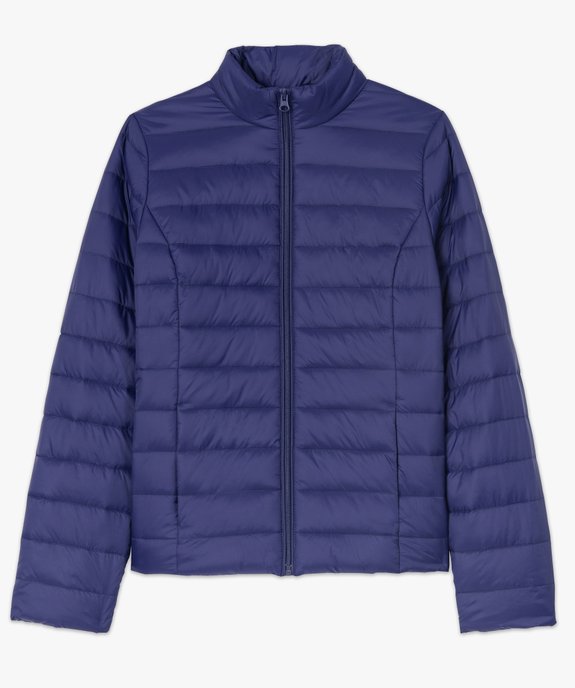 Doudoune femme légère avec col montant et fermeture zippée vue4 - GEMO(FEMME PAP) - GEMO