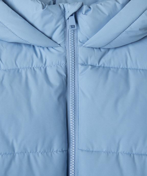 Blouson matelassé à capuche doublé polaire garçon vue4 - GEMO 4G GARCON - GEMO