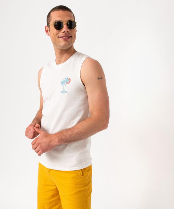 Débardeur large en coton homme vue1 - GEMO (HOMME) - GEMO