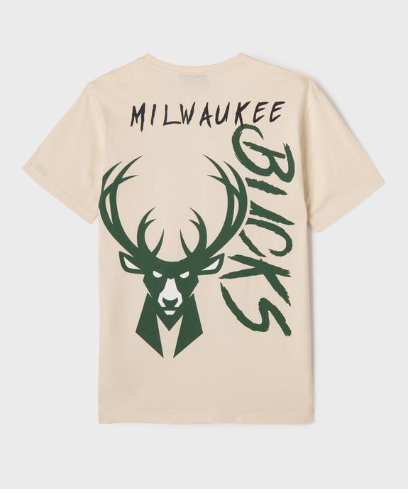 Tee-shirt manches courtes Milwaukee Bucks garçon - NBA vue4 - NBA - GEMO