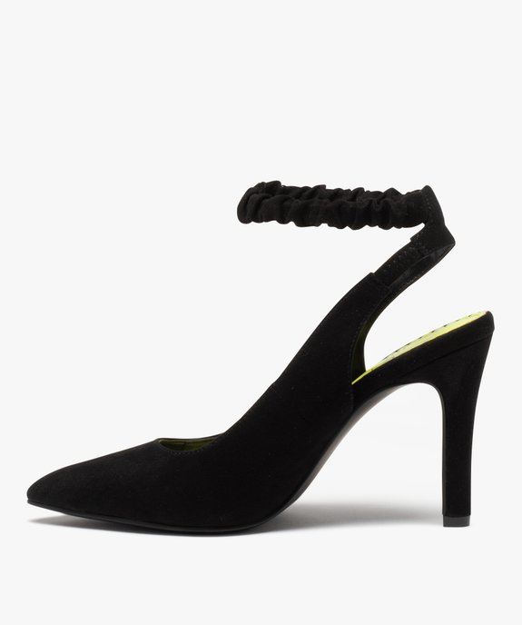 Escarpin femme ouvert à talon fin  vue4 - GEMO(URBAIN) - GEMO