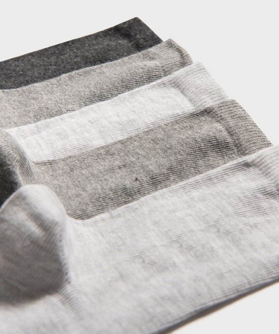 Chaussettes hautes coloris uni garçon (lot de 5)  vue2 - GEMO 4G GARCON - GEMO