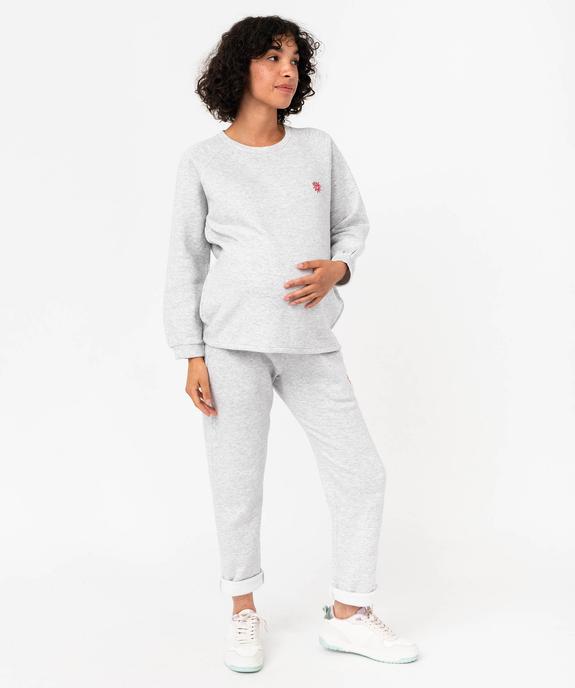 Pantalon de jogging femme spécial maternité vue5 - GEMO (MATER) - GEMO