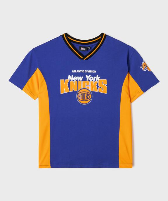 Tee-shirt manches courtes imprimé Knicks garçon - NBA vue1 - NBA - GEMO