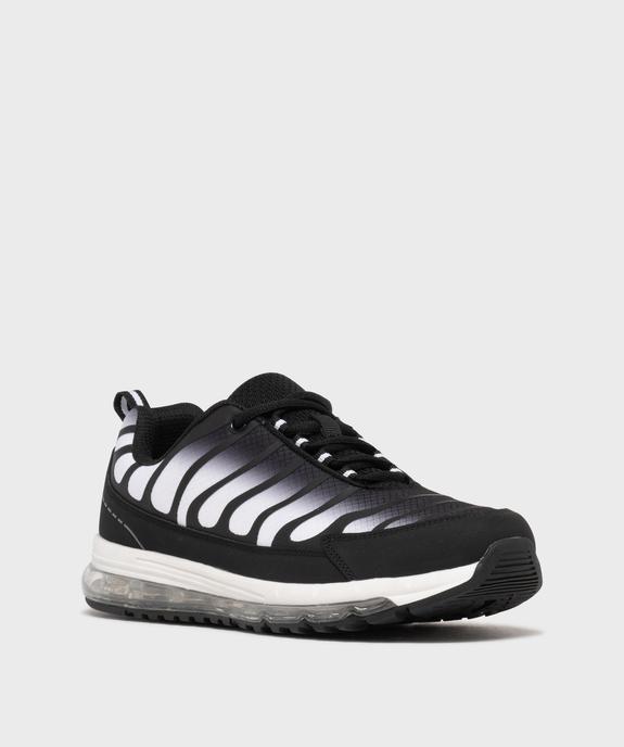 Baskets basses à semelle translucide homme - 5 MILES vue3 - 5 MILES - GEMO