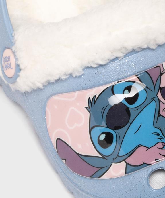 Chaussons mules fourrés et pailletés fille - Stitch vue6 - LILO & STITCH - GEMO