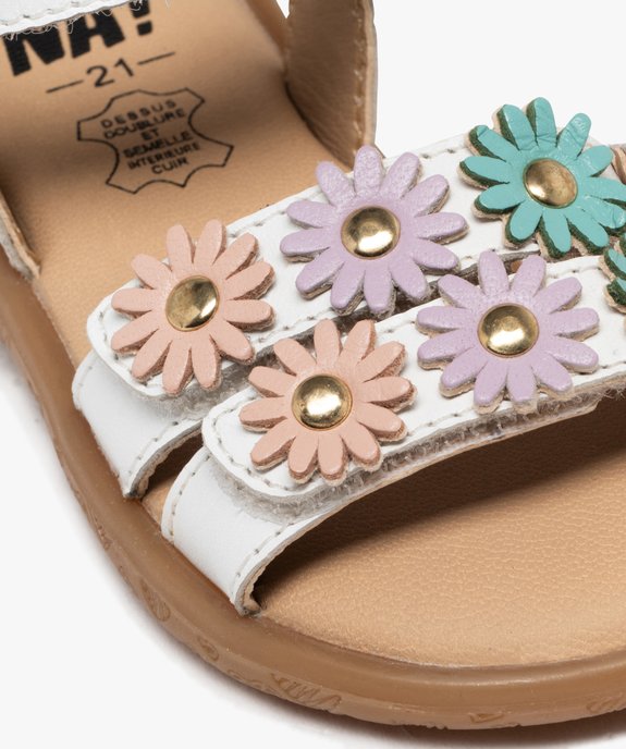 Sandales en cuir à brides ajustables bébé fille - NA! vue6 - NA! GEMO FOR GOOD - GEMO