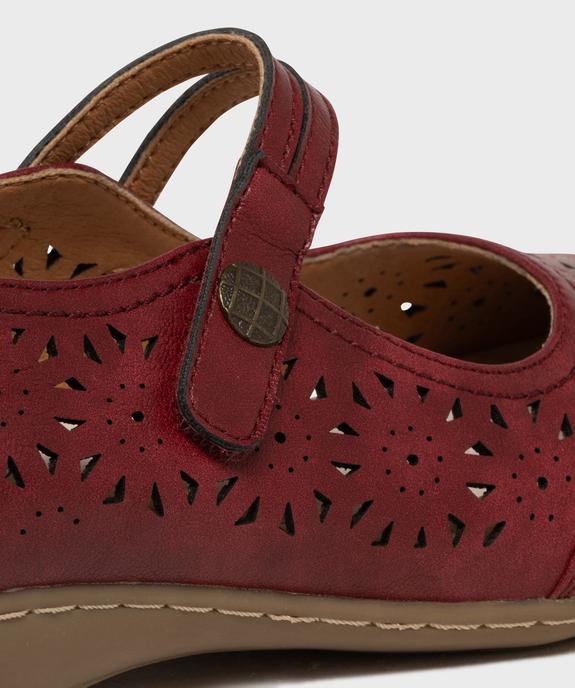 Ballerines confort ajourées à brides femme vue6 - G'FLEX - GEMO