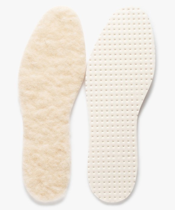 Semelle femme 100% laine vue1 - GEMO(ENTRETIEN) - GEMO