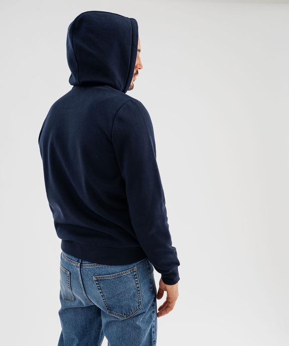 Sweat zippé à capuche homme vue6 - GEMO 4G HOMME - GEMO