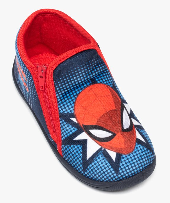 Chaussons bébé garçon super héros en velours vue5 - SPIDERMAN - GEMO