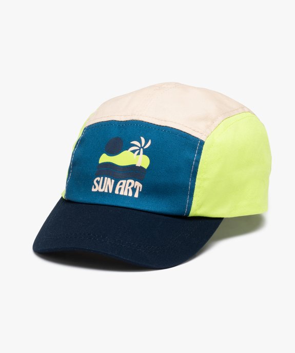 Casquette multicolore avec motif estival garçon vue1 - GEMO (ENFANT) - GEMO