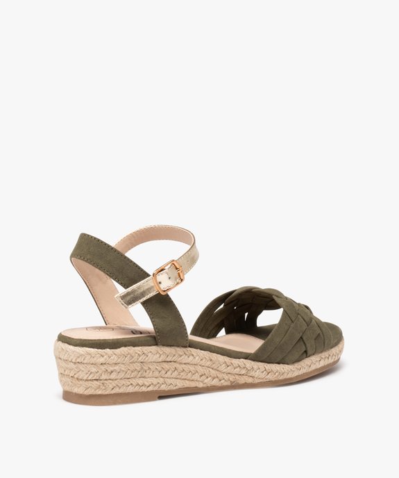 Sandales compensées avec brides tressées femme - Valentina Baldano vue5 - VALENTINA BALDA - GEMO