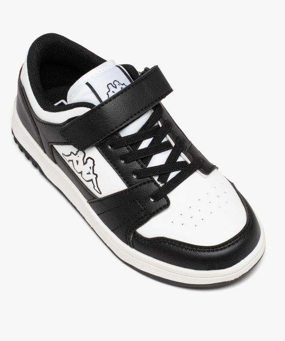 Baskets garçon bicolores à lacets et à scratch - Kappa vue5 - KAPPA - GEMO