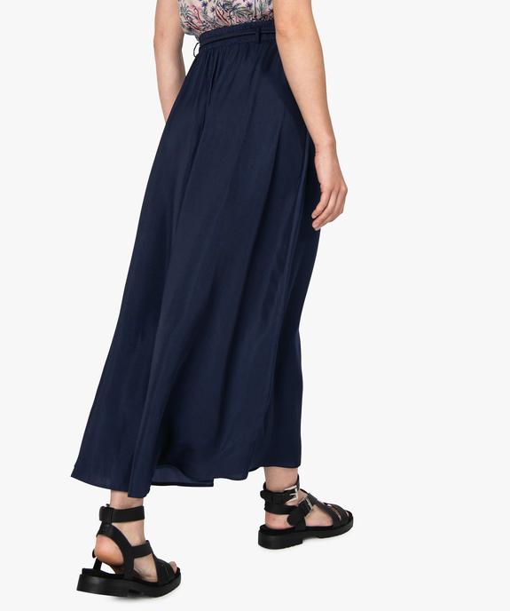 Jupe femme longue fluide et satinée vue3 - GEMO(FEMME PAP) - GEMO