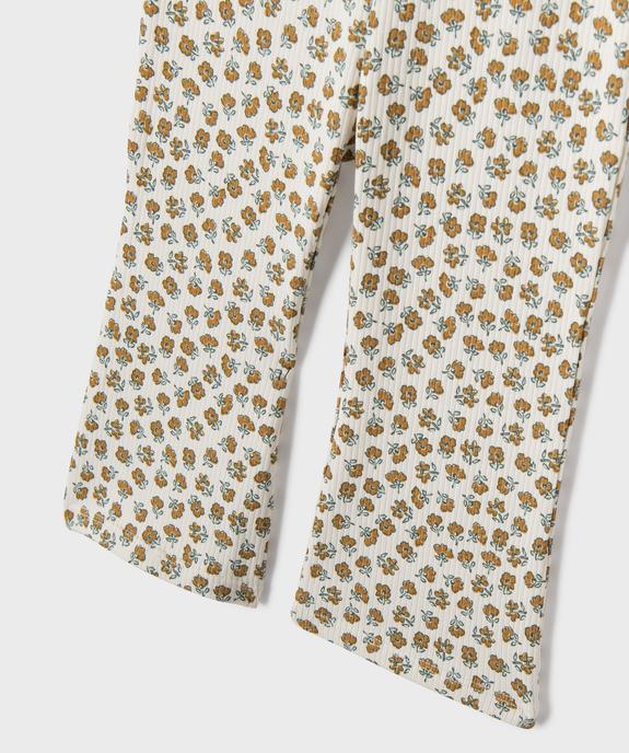 Ensemble 2 pièces sweat + legging flare bébé fille vue3 - GEMO 4G BEBE - GEMO