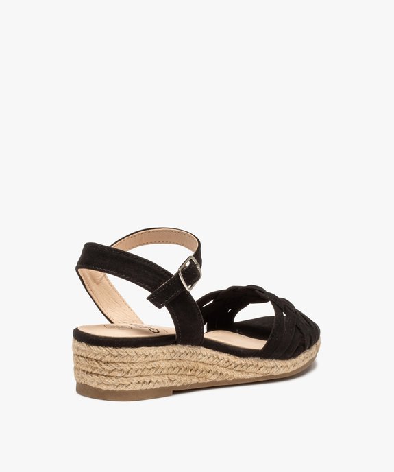 Sandales compensées avec brides tressées femme - Valentina Baldano vue4 - VALENTINA BALDA - GEMO