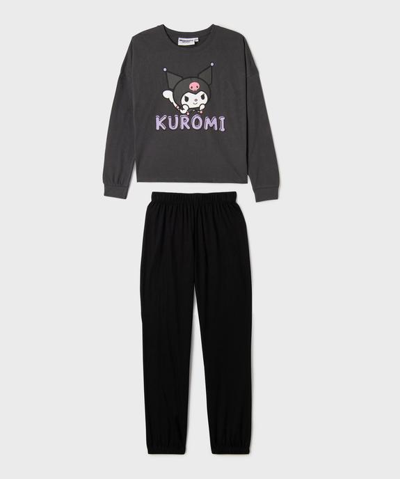 Pyjama en jersey de coton fin imprimé fille - Hello Kitty vue1 - HELLO KITTY - GEMO