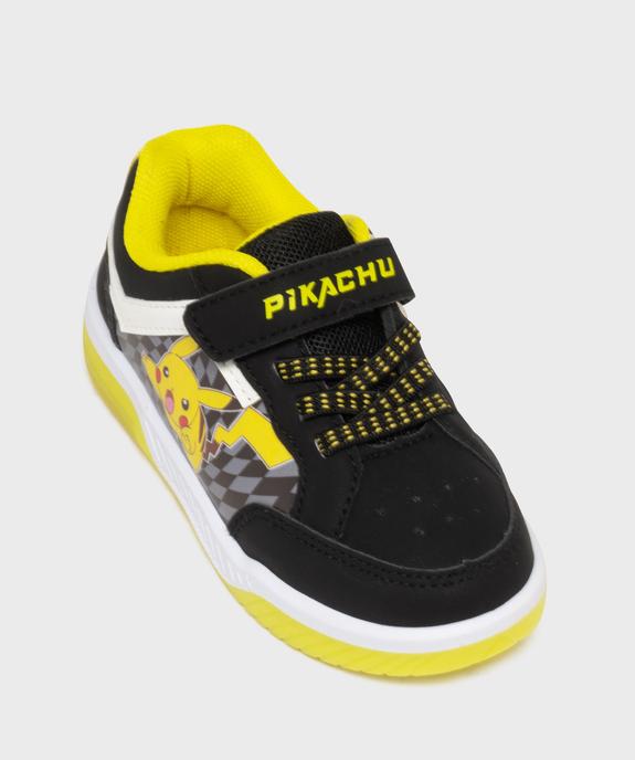 Baskets basses à scratch imprimées Pikachu garçon - Pokémon vue5 - POKEMON - GEMO