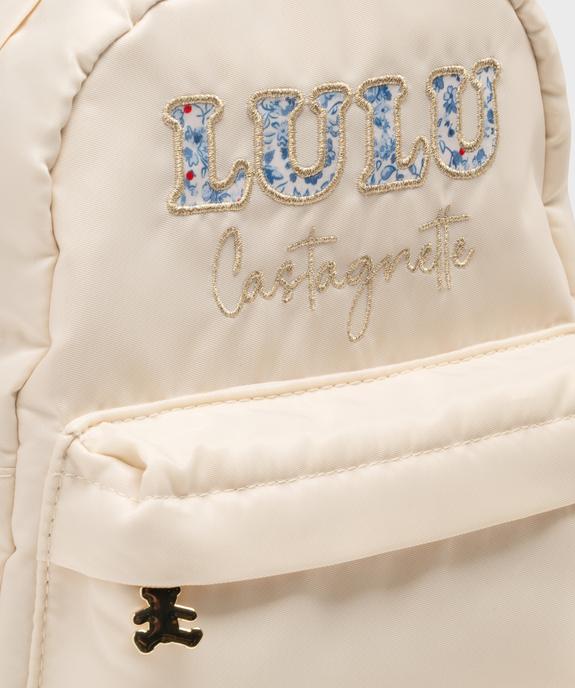 Sac à dos en toile fille - LuluCastagnette vue3 - LULU CASTAGNETT - GEMO
