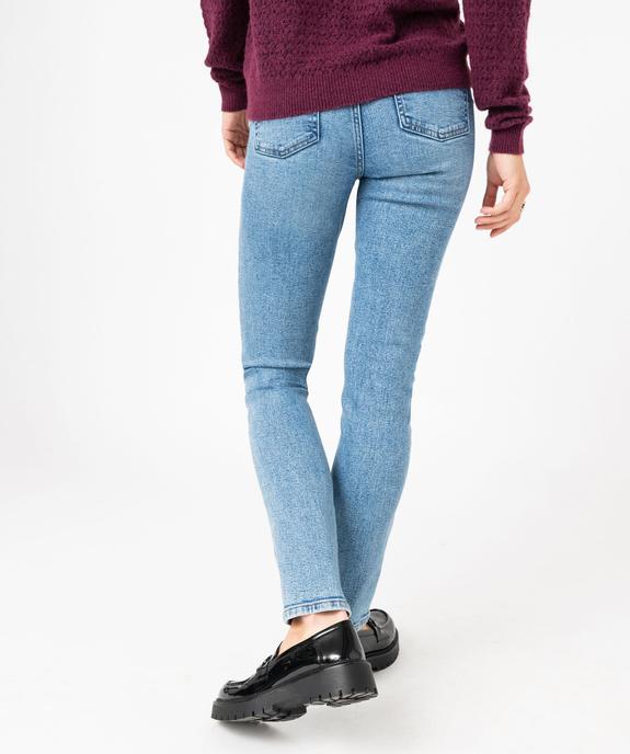 Jean slim push-up femme vue3 - GEMO 4G FEMME - GEMO