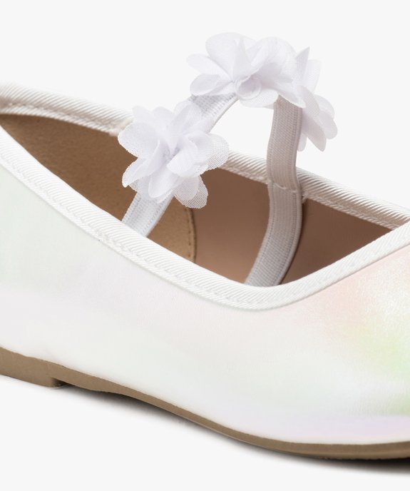 Ballerines irisées avec fleurs en tissu fille vue6 - LOVELY WINGS - GEMO