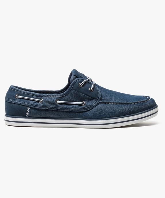 Chaussure Bateau en toile  vue1 - GEMO (CASUAL) - GEMO