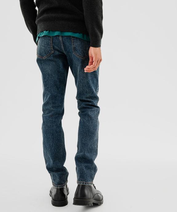 Pantalon slim stretch 5 poches homme vue7 - GEMO 4G HOMME - GEMO