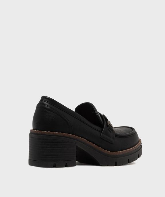 Mocassins avec bijou métallique sur semelle crantée femme - Valentina Baldano vue4 - VALENTINA BALDA - GEMO