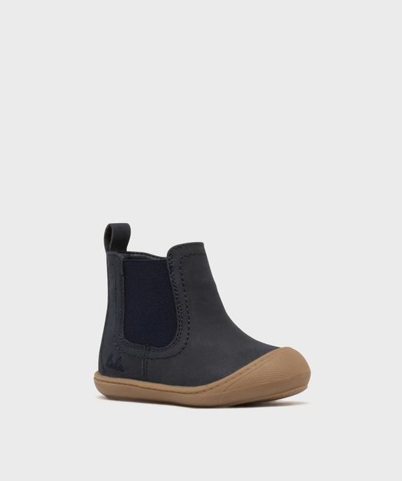 Boots Chelsea zippées bébé garçon - LuluCastagnette vue2 - LULUCASTAGNETTE - GEMO