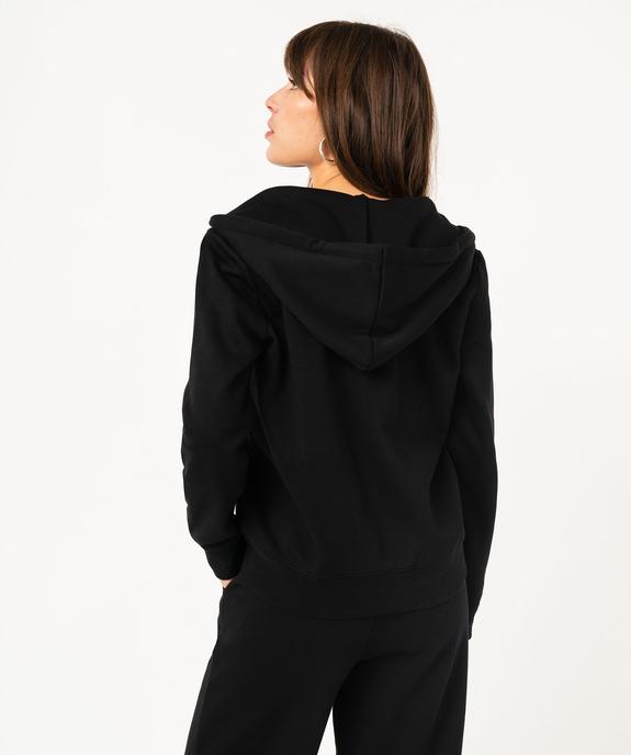 Sweat zippé à capuche femme vue3 - GEMO(FEMME PAP) - GEMO
