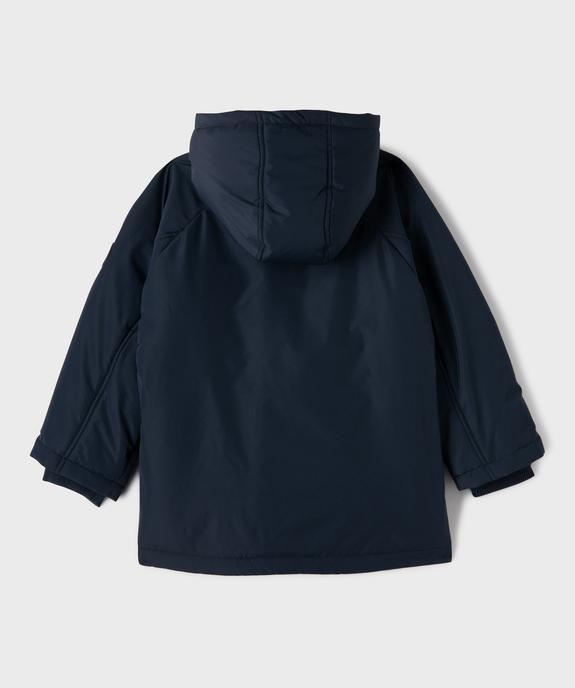 Blouson à capuche avec doublure chaude garçon - LuluCastagnette vue4 - LULUCASTAGNETTE - GEMO