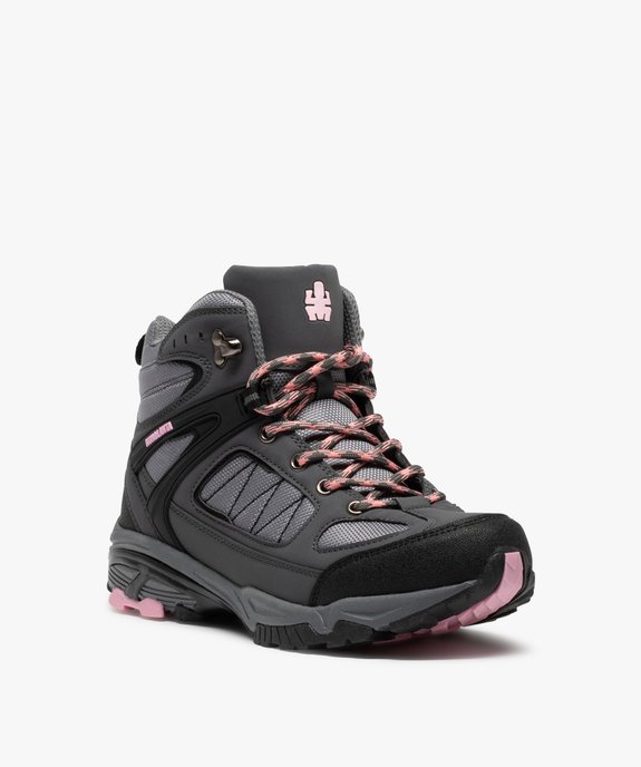 Chaussures de randonnée femme à lacets – Koh-Lanta vue2 - KOH-LANTA - GEMO