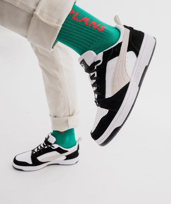 Baskets basses en cuir Rebound V6 homme - Puma vue1 - PUMA - GEMO